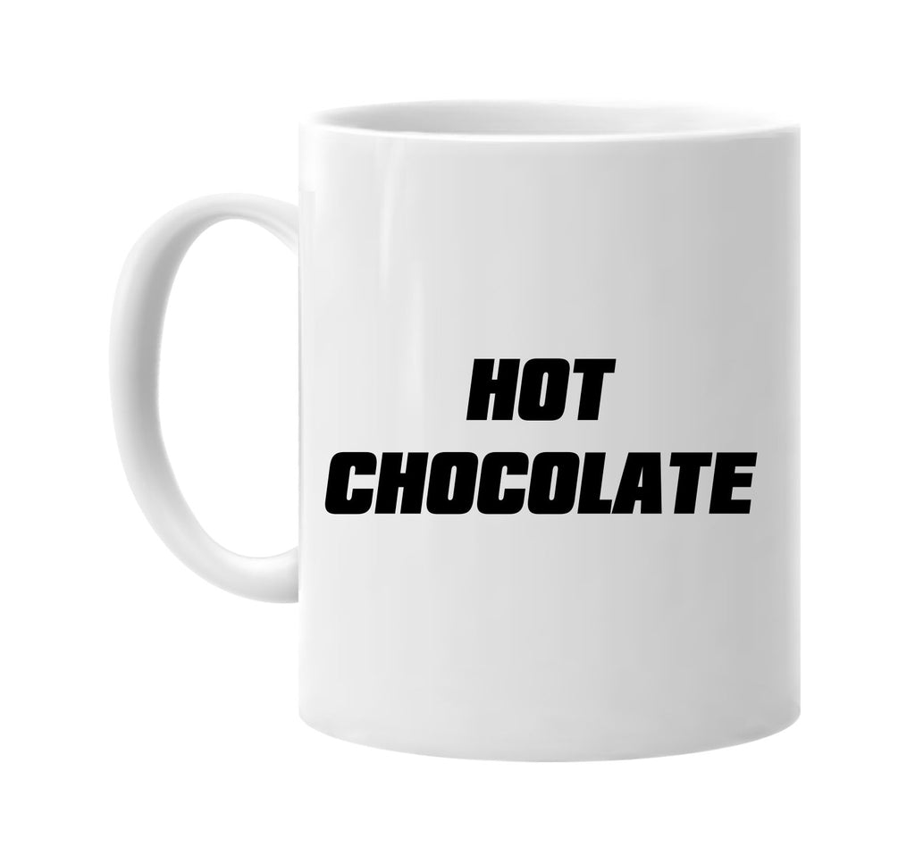 hot chocolate signature outlet novelty coffee cup mug graphic gift ideas gifts for the family mom dad