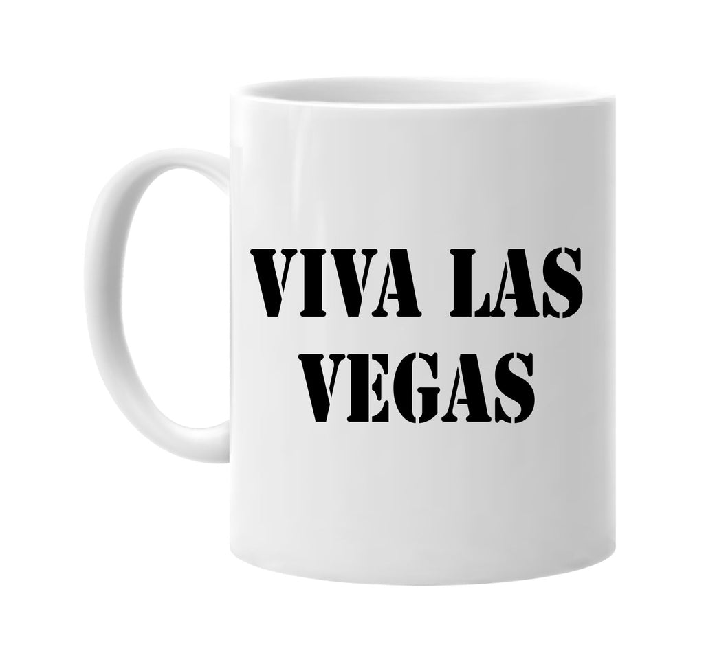 viva las vegas signature outlet novelty coffee cup mug graphic gift ideas gifts for the family mom dad