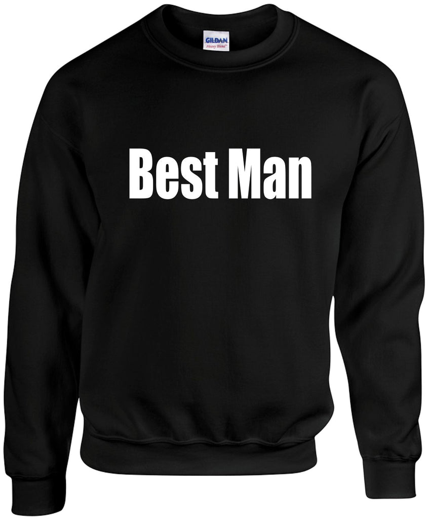 best man unisex crewneck sweatshirt black signature outlet novelty 