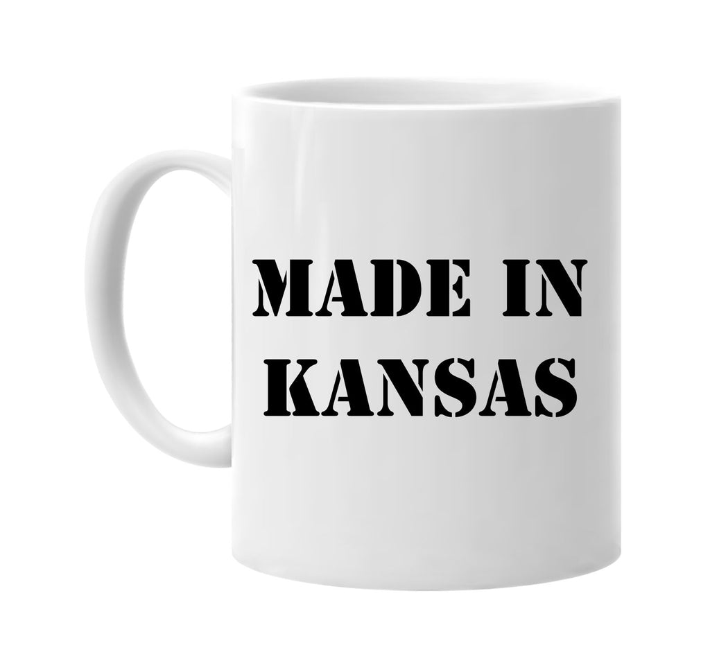 made in kansas signature outlet novelty coffee cup mug graphic gift ideas gifts for the family mom dad