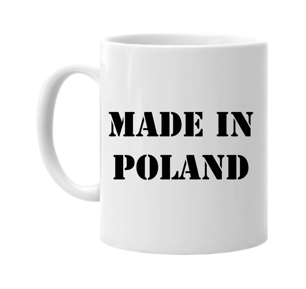 made in poland signature outlet novelty coffee cup mug graphic gift ideas gifts for the family mom dad