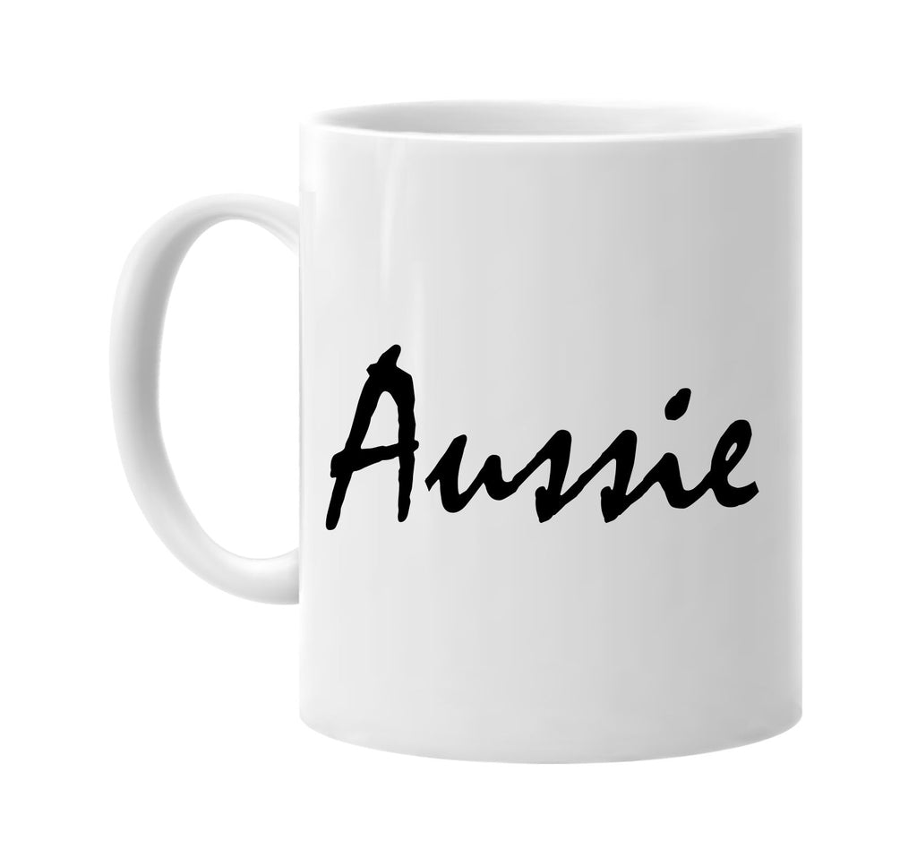 aussie signature outlet novelty coffee cup mug graphic gift ideas gifts for the family mom dad