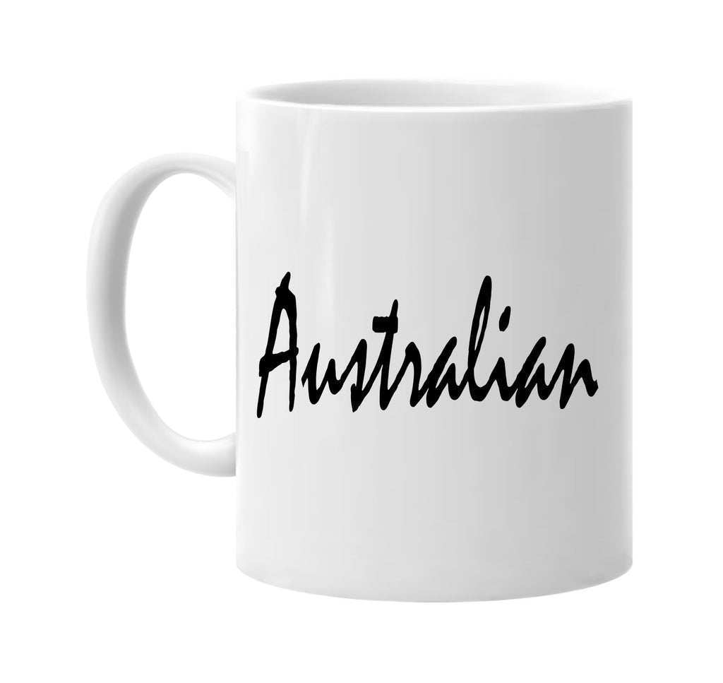 australian signature outlet novelty coffee cup mug graphic gift ideas gifts for the family mom dad