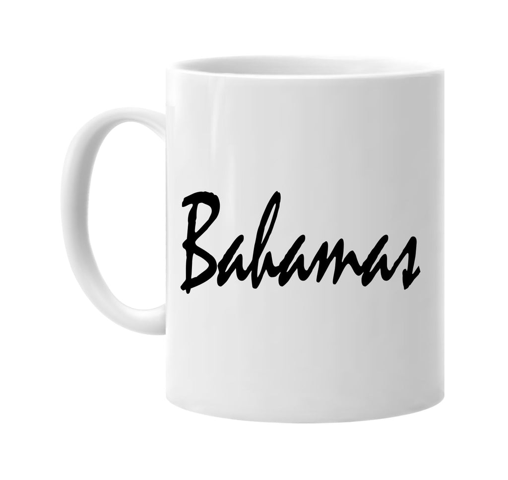 bahamas signature outlet novelty coffee cup mug graphic gift ideas gifts for the family mom dad