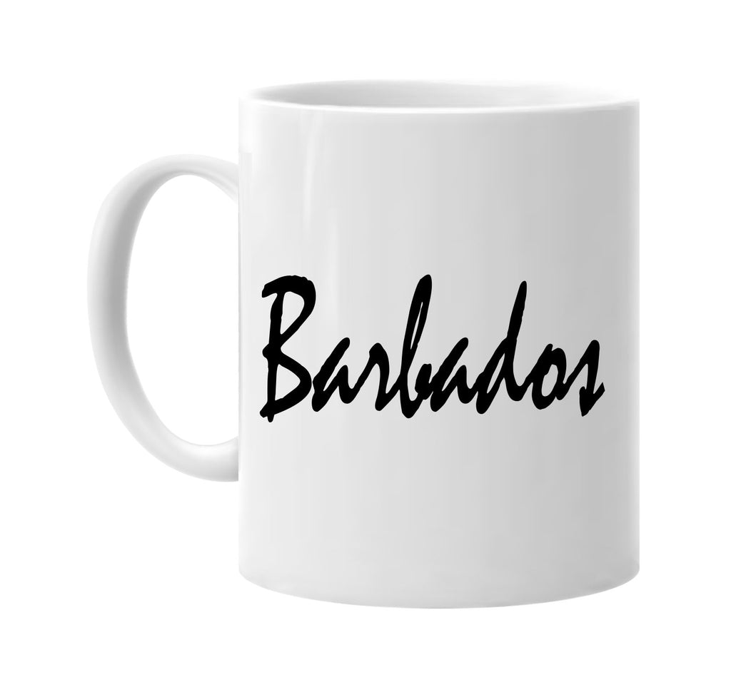 barbados signature outlet novelty coffee cup mug graphic gift ideas gifts for the family mom dad