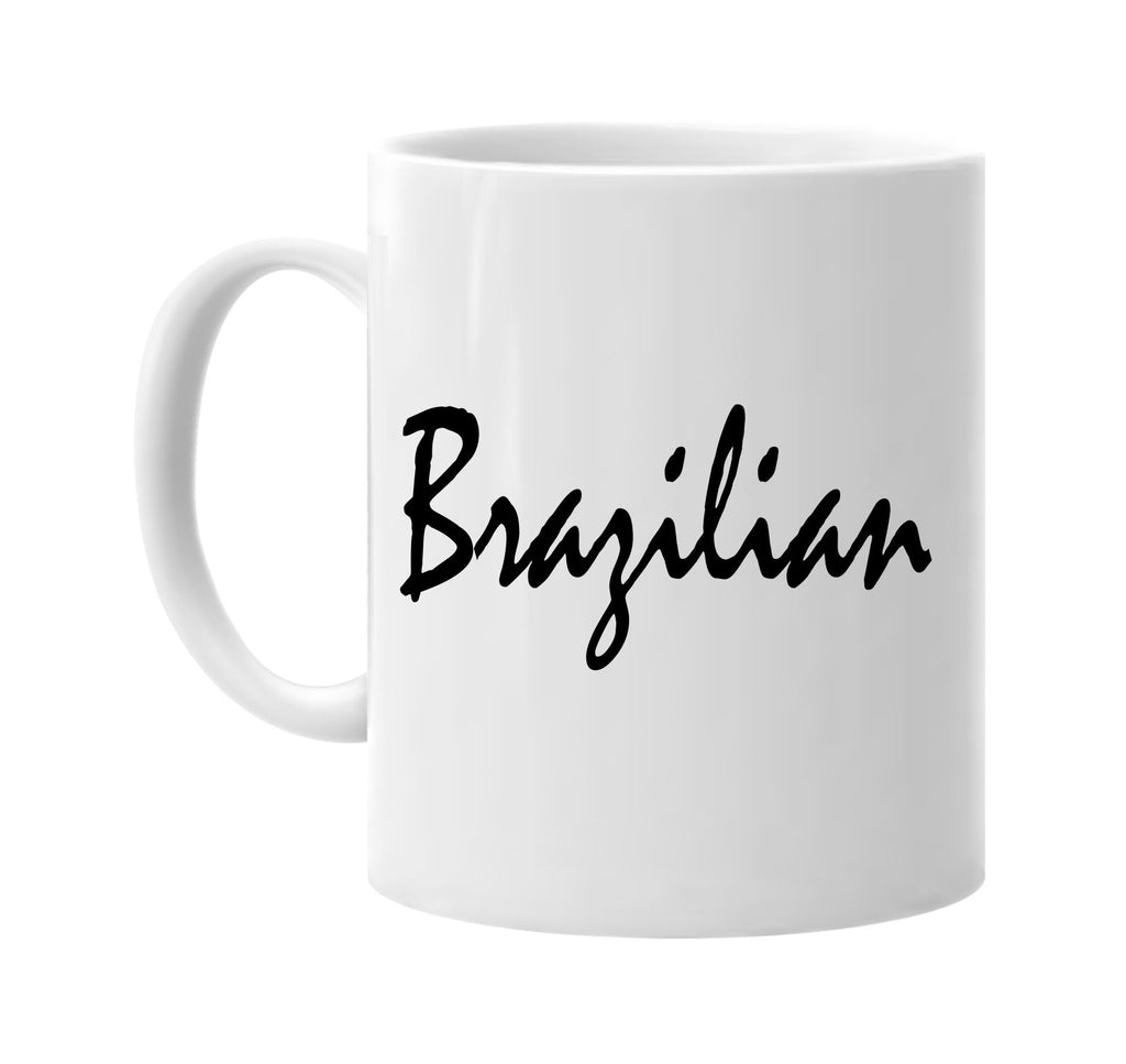 brazilian signature outlet novelty coffee cup mug graphic gift ideas gifts for the family mom dad