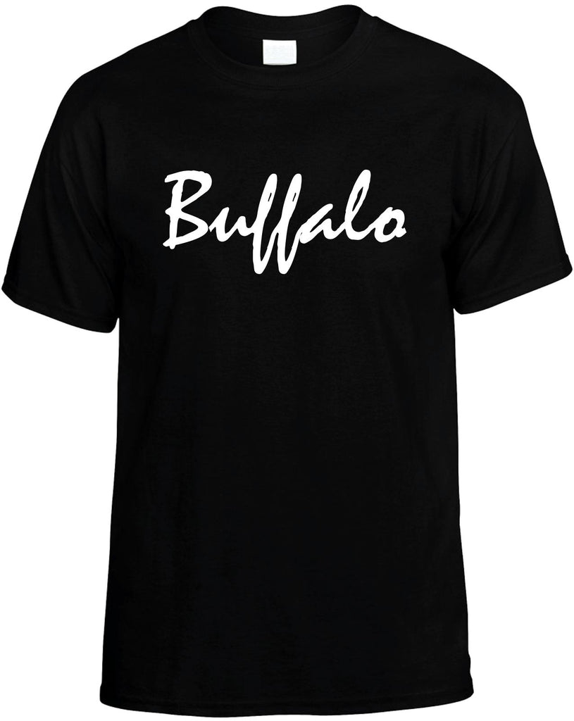 buffalo new york illinois mens funny t-shirt black