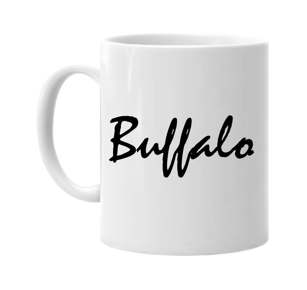 buffalo new york illinois signature outlet novelty coffee cup mug graphic gift ideas gifts for the family mom dad