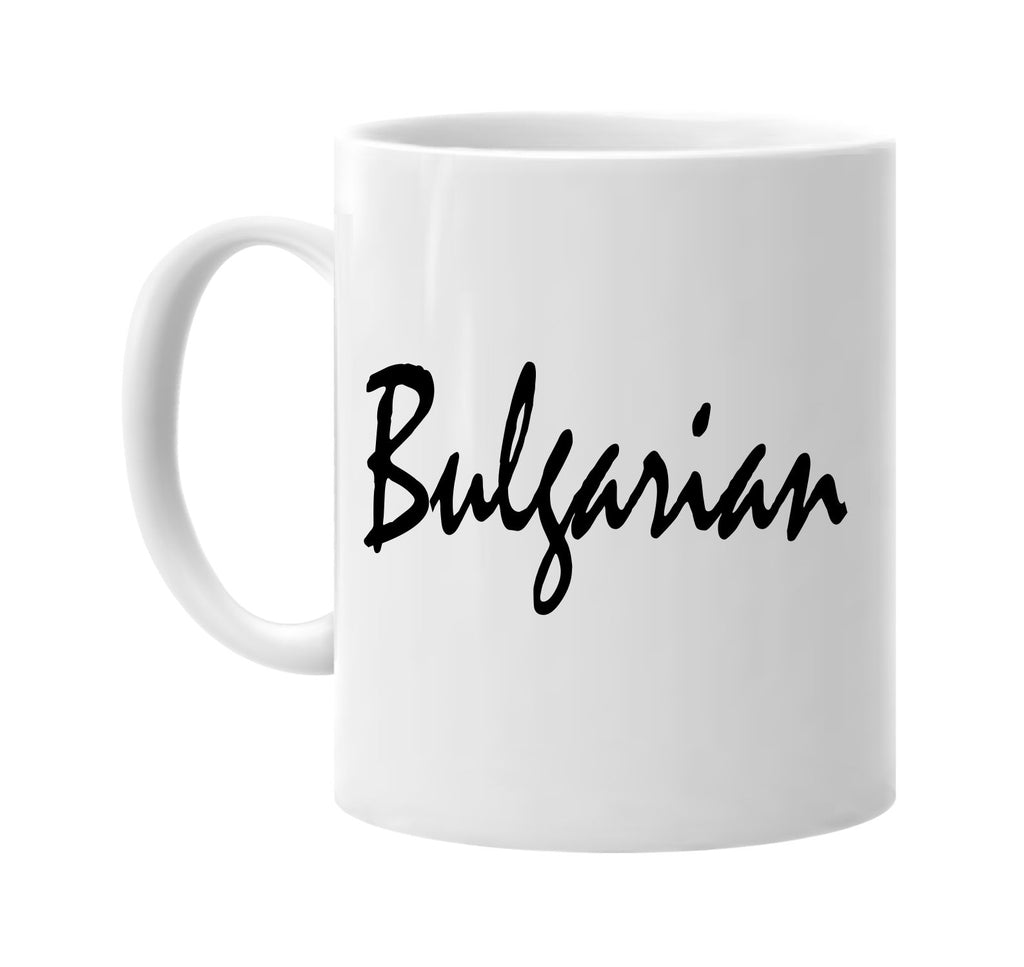 bulgarian signature outlet novelty coffee cup mug graphic gift ideas gifts for the family mom dad