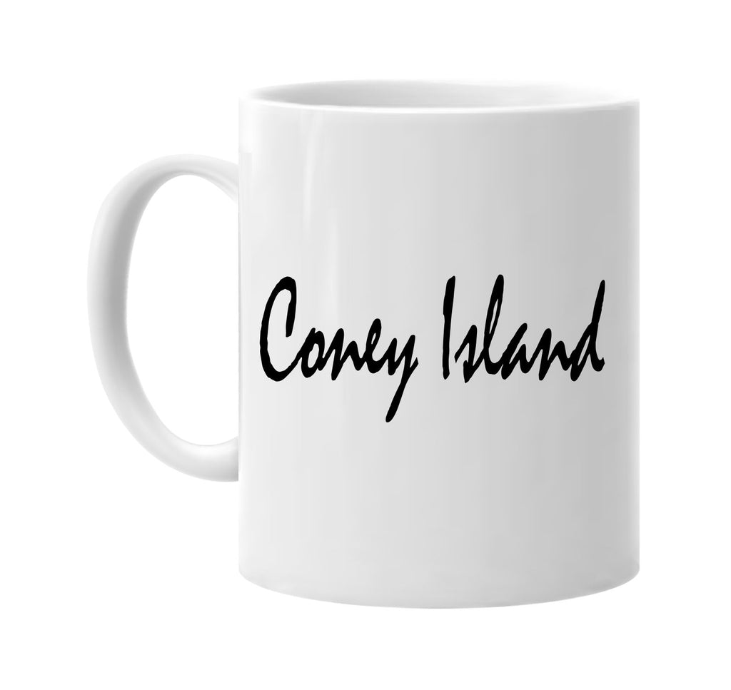 coney island new york signature outlet novelty coffee cup mug graphic gift ideas gifts for the family mom dad