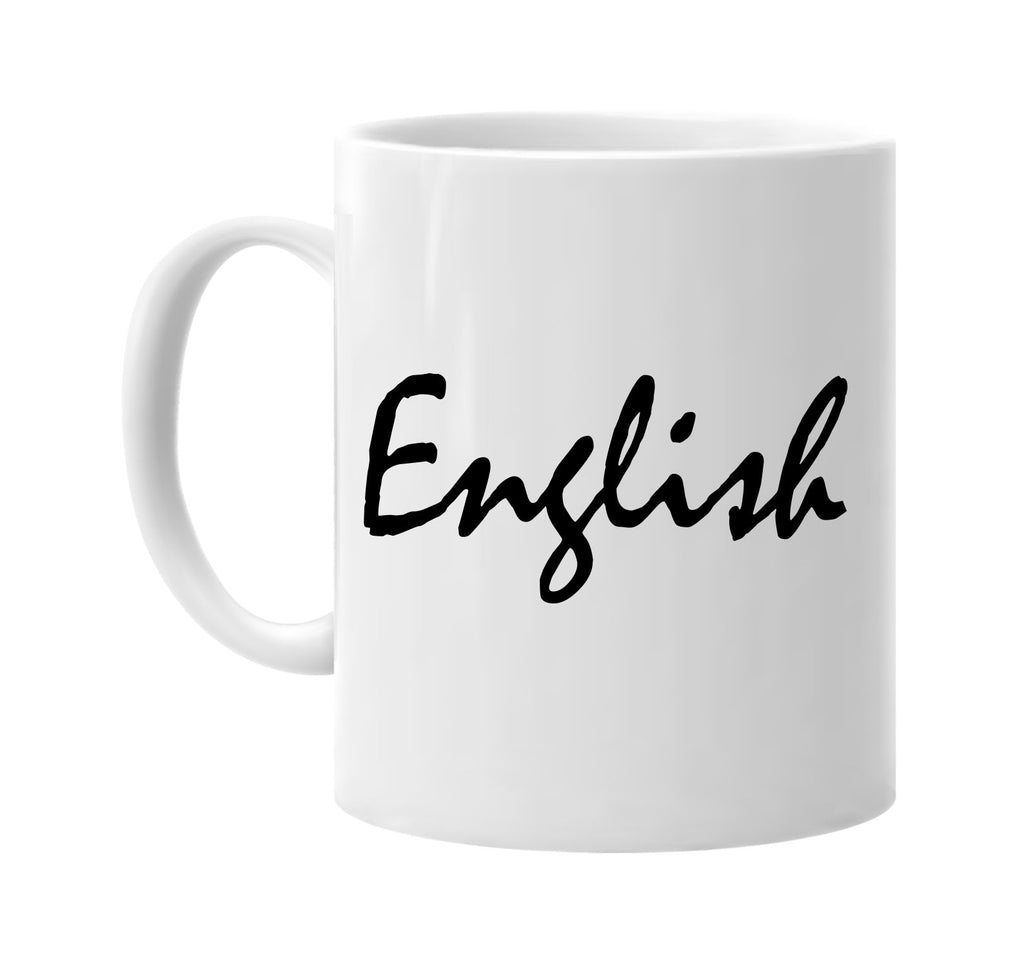 english signature outlet novelty coffee cup mug graphic gift ideas gifts for the family mom dad