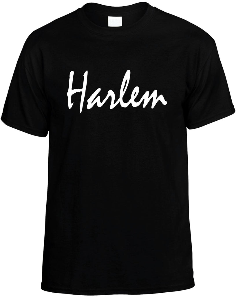 harlem new york mens funny t-shirt black