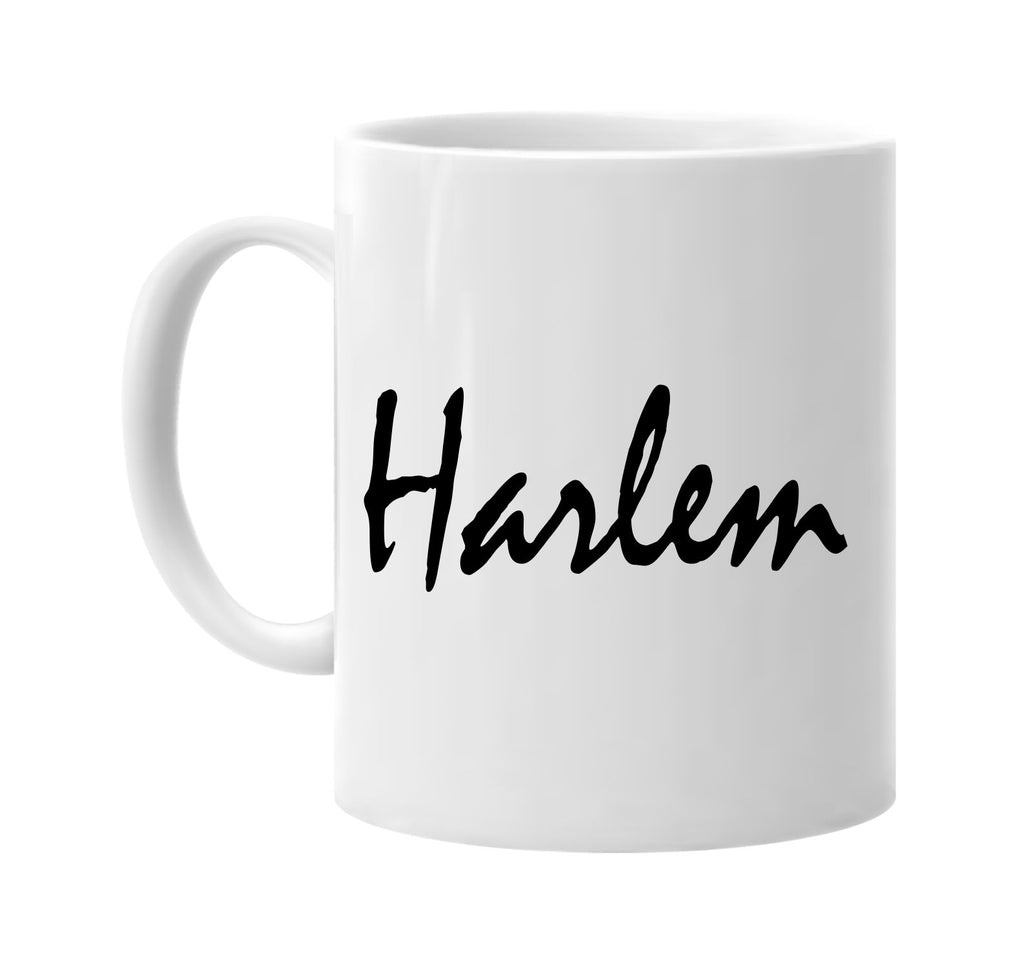 harlem new york signature outlet novelty coffee cup mug graphic gift ideas gifts for the family mom dad