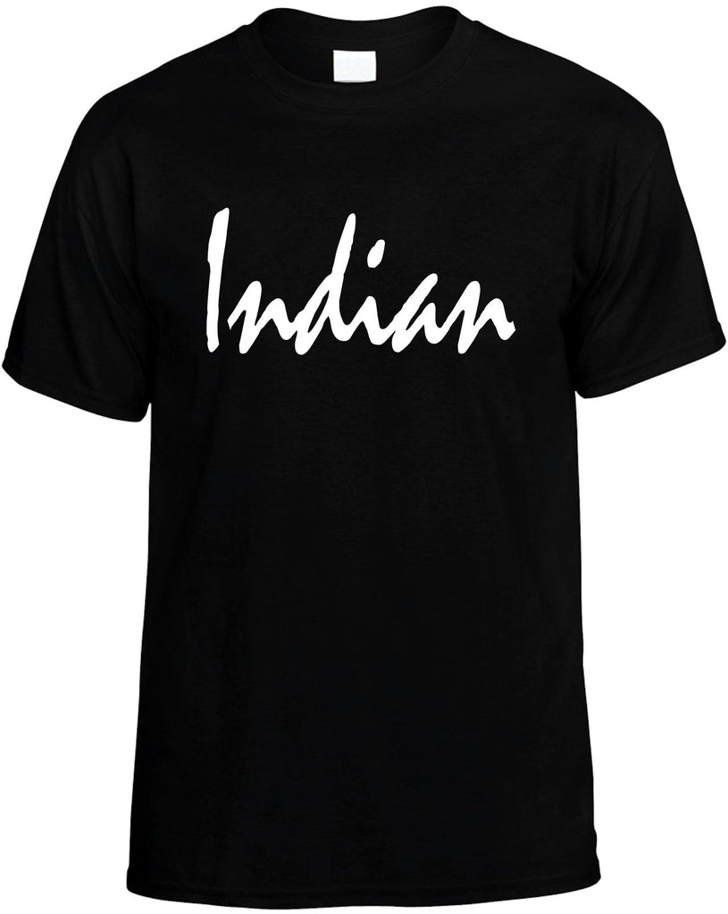 indian mens funny t-shirt black