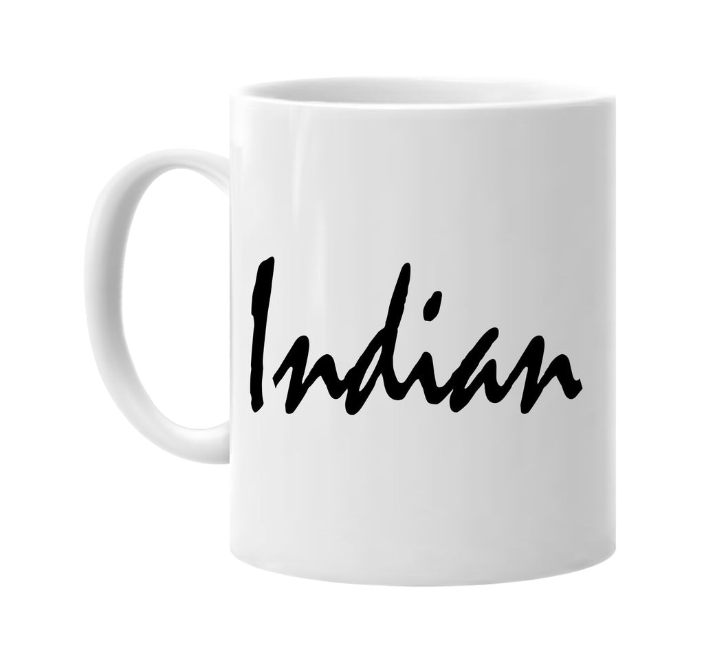 indian signature outlet novelty coffee cup mug graphic gift ideas gifts for the family mom dad