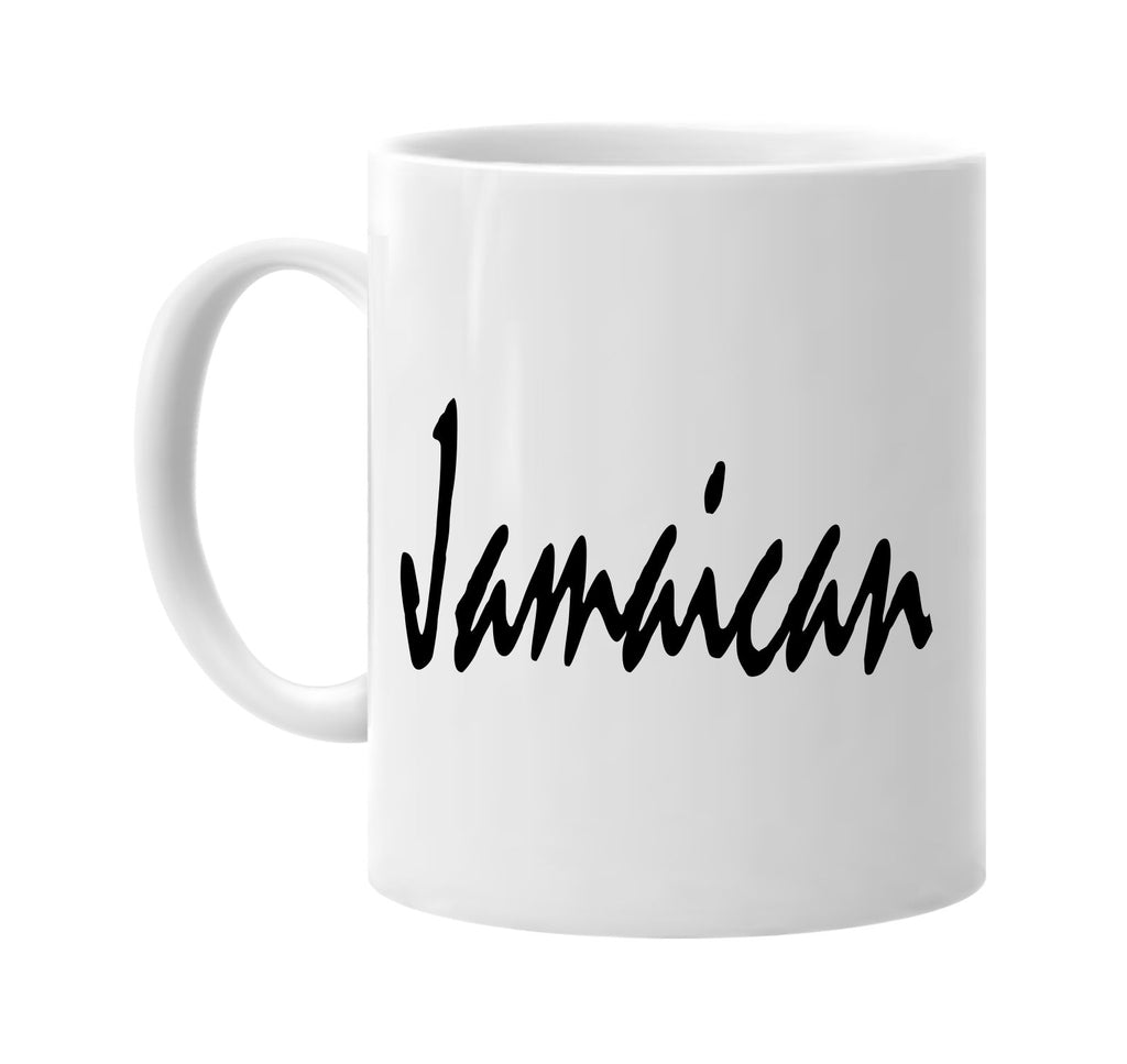 jamaican signature outlet novelty coffee cup mug graphic gift ideas gifts for the family mom dad