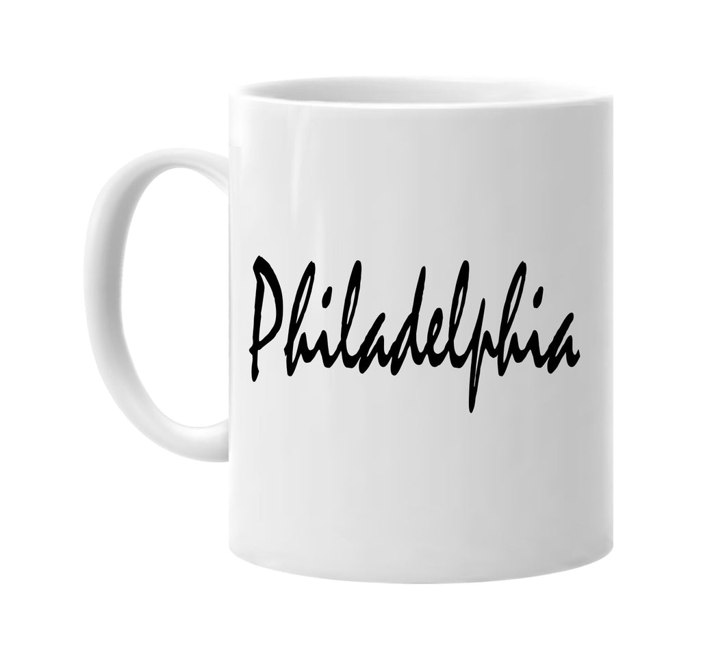 philadelphia signature outlet novelty coffee cup mug graphic gift ideas gifts for the family mom dad