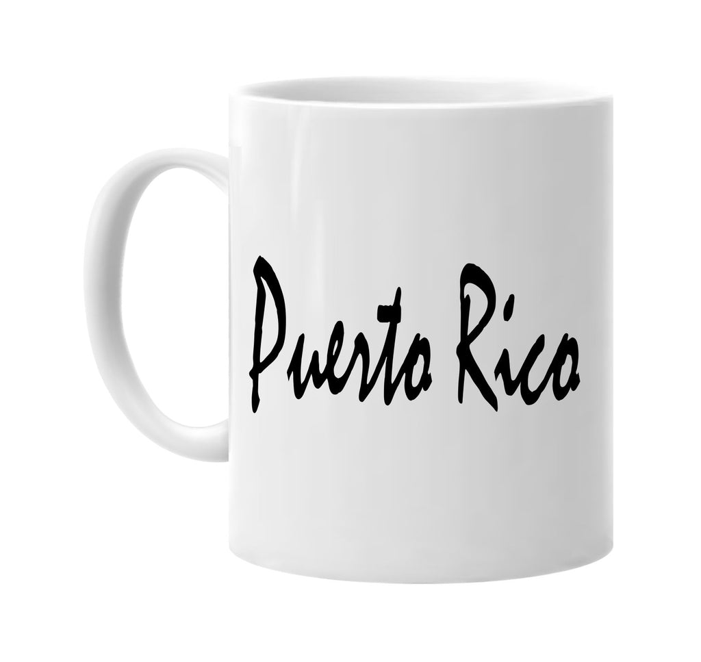 puerto rico signature outlet novelty coffee cup mug graphic gift ideas gifts for the family mom dad