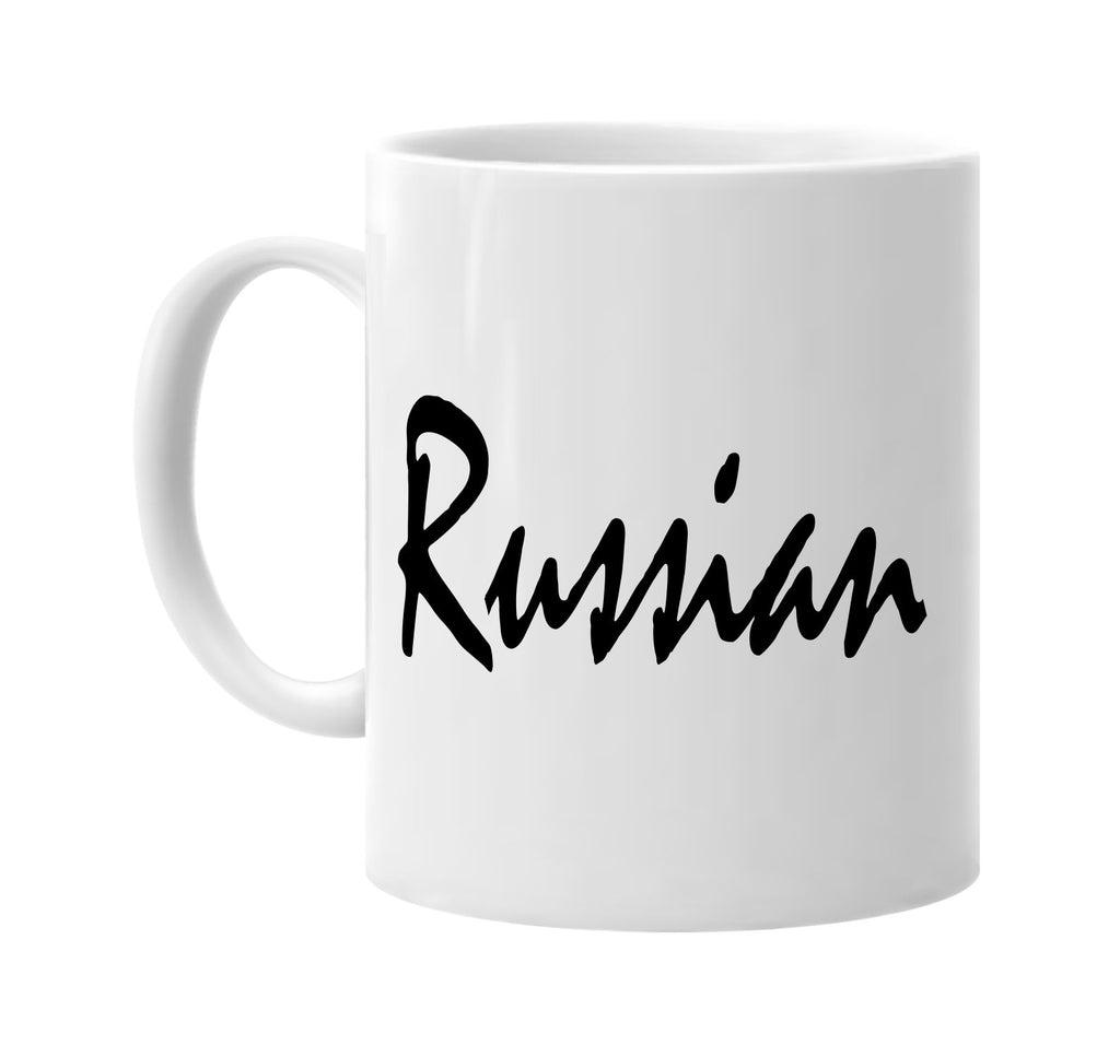 russian signature outlet novelty coffee cup mug graphic gift ideas gifts for the family mom dad