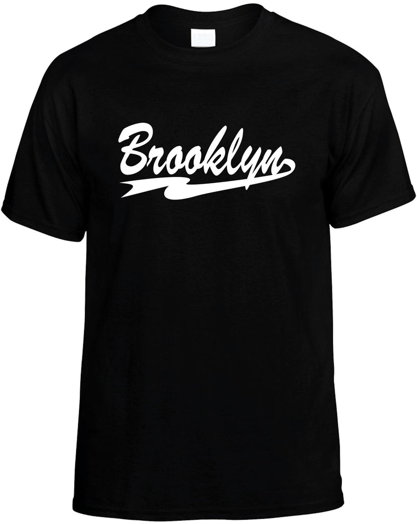 brooklyn new york mens funny t-shirt black