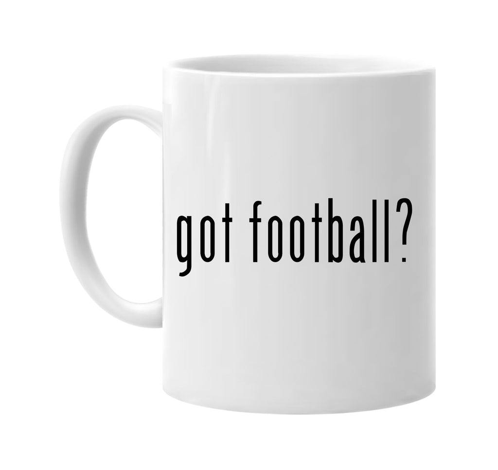 got football sports signature outlet novelty coffee cup mug graphic gift ideas gifts for the family mom dad