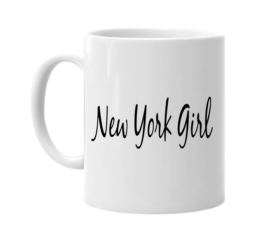 new york girl signature outlet novelty coffee cup mug graphic gift ideas gifts for the family mom dad