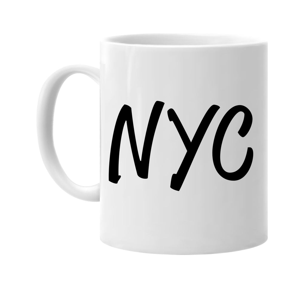 nyc new york city ny signature outlet novelty coffee cup mug graphic gift ideas gifts for the family mom dad