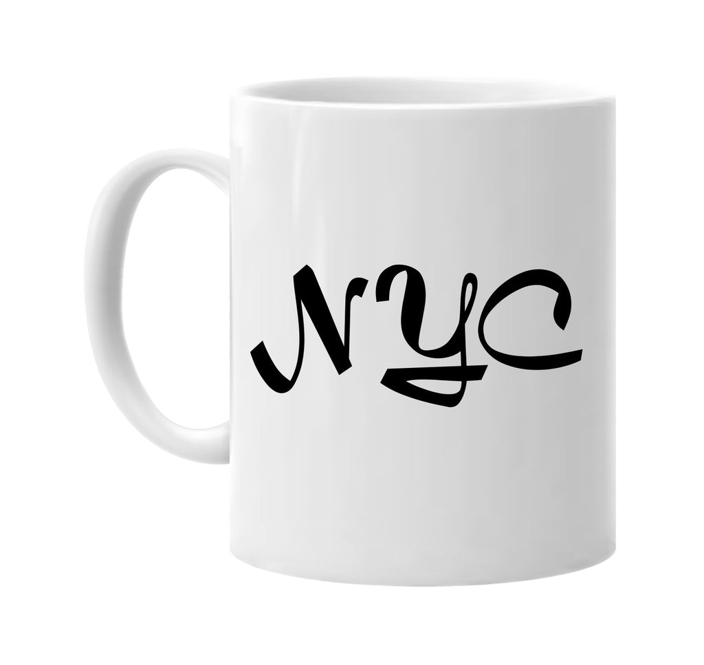 nyc new york city ny signature outlet novelty coffee cup mug graphic gift ideas gifts for the family mom dad