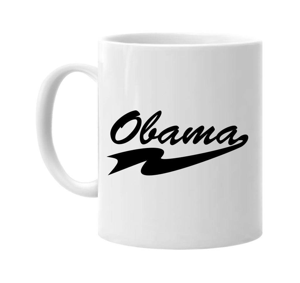 obama president barack obama signature outlet novelty coffee cup mug graphic gift ideas gifts for the family mom dad