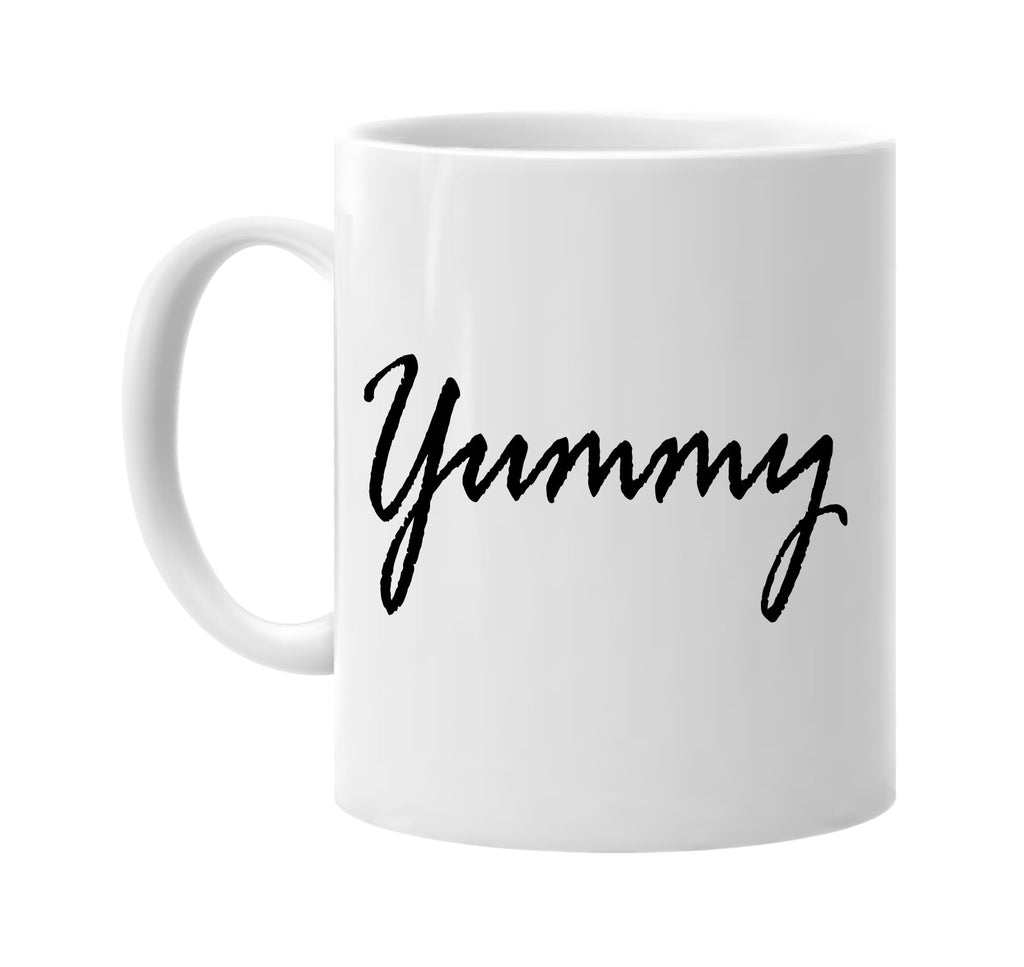 yummy signature outlet novelty coffee cup mug graphic gift ideas gifts for the family mom dad