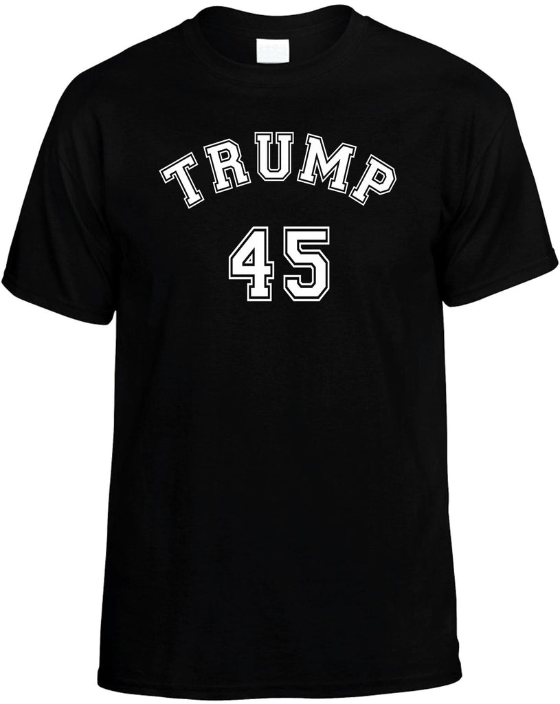 trump 45 mens funny t-shirt black