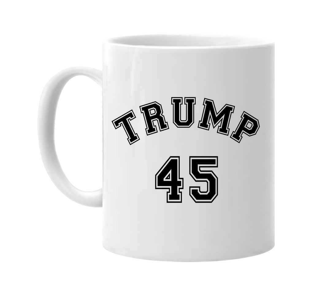 trump 45 signature outlet novelty coffee cup mug graphic gift ideas gifts for the family mom dad