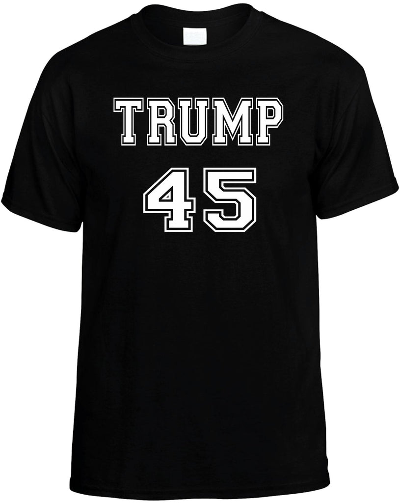 trump 45 mens funny t-shirt black