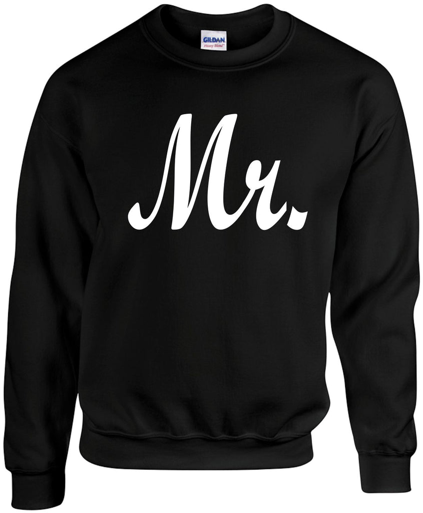 mr groom wedding bridal party unisex crewneck sweatshirt black signature outlet novelty 