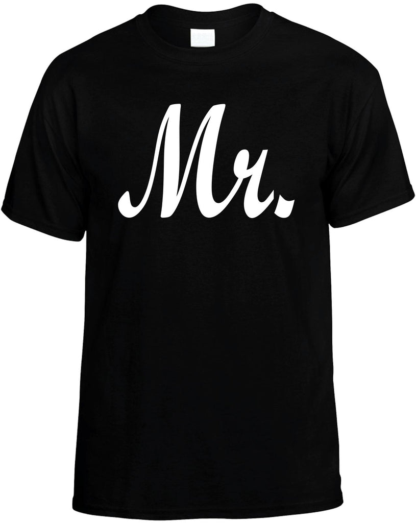 mr groom wedding bridal party mens funny t-shirt black