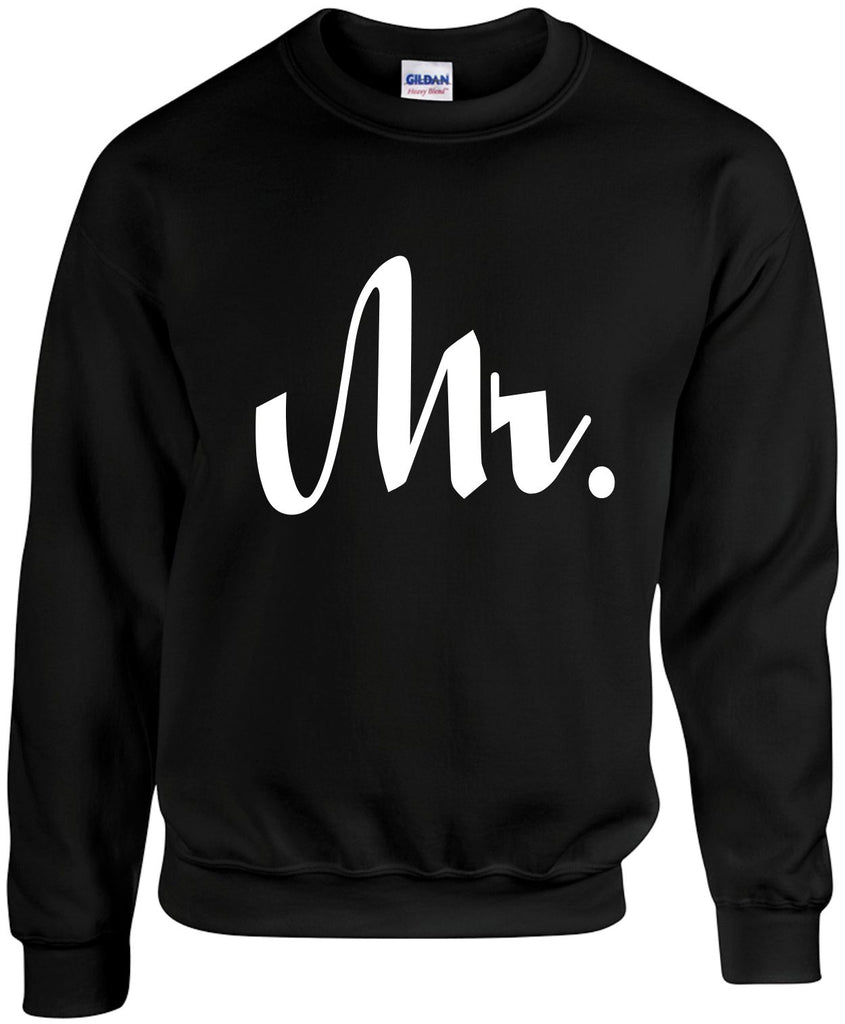 mr groom wedding bridal party unisex crewneck sweatshirt black signature outlet novelty 