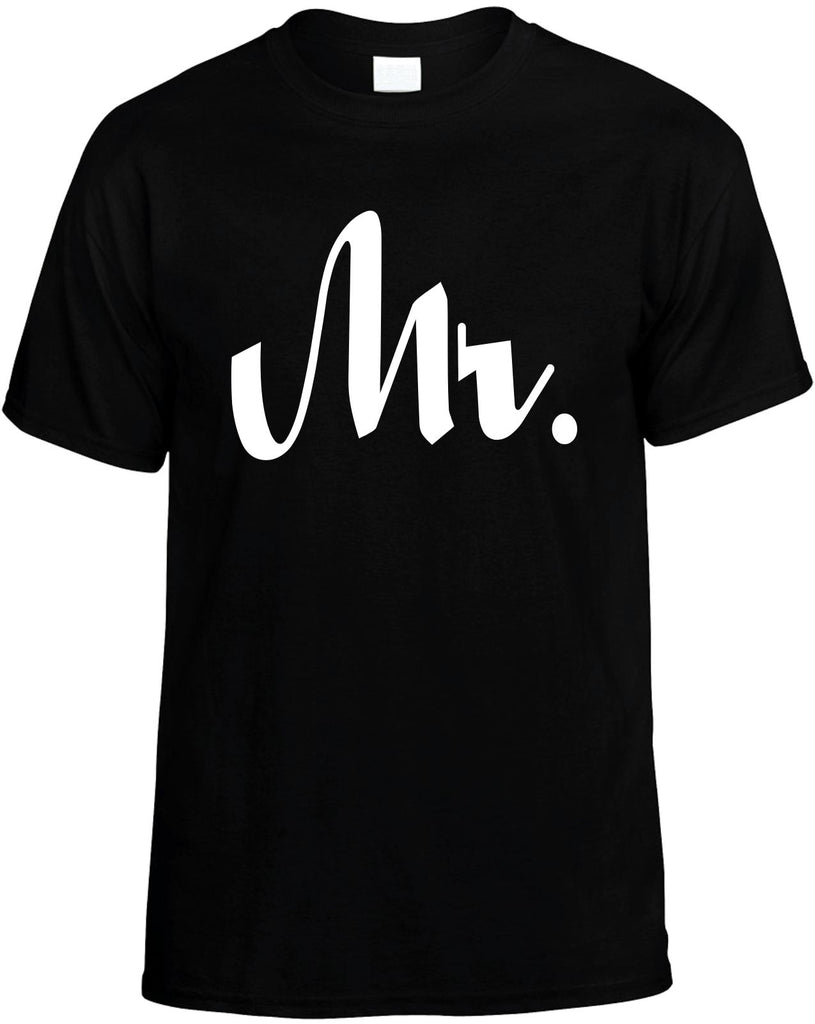 mr groom wedding bridal party mens funny t-shirt black