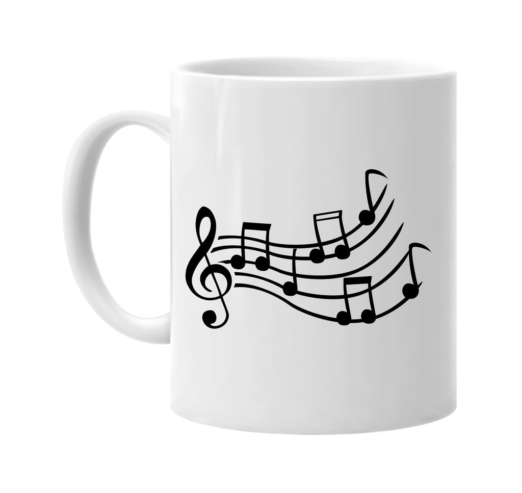 music sheet music notes signature outlet novelty coffee cup mug graphic gift ideas gifts for the family mom dad