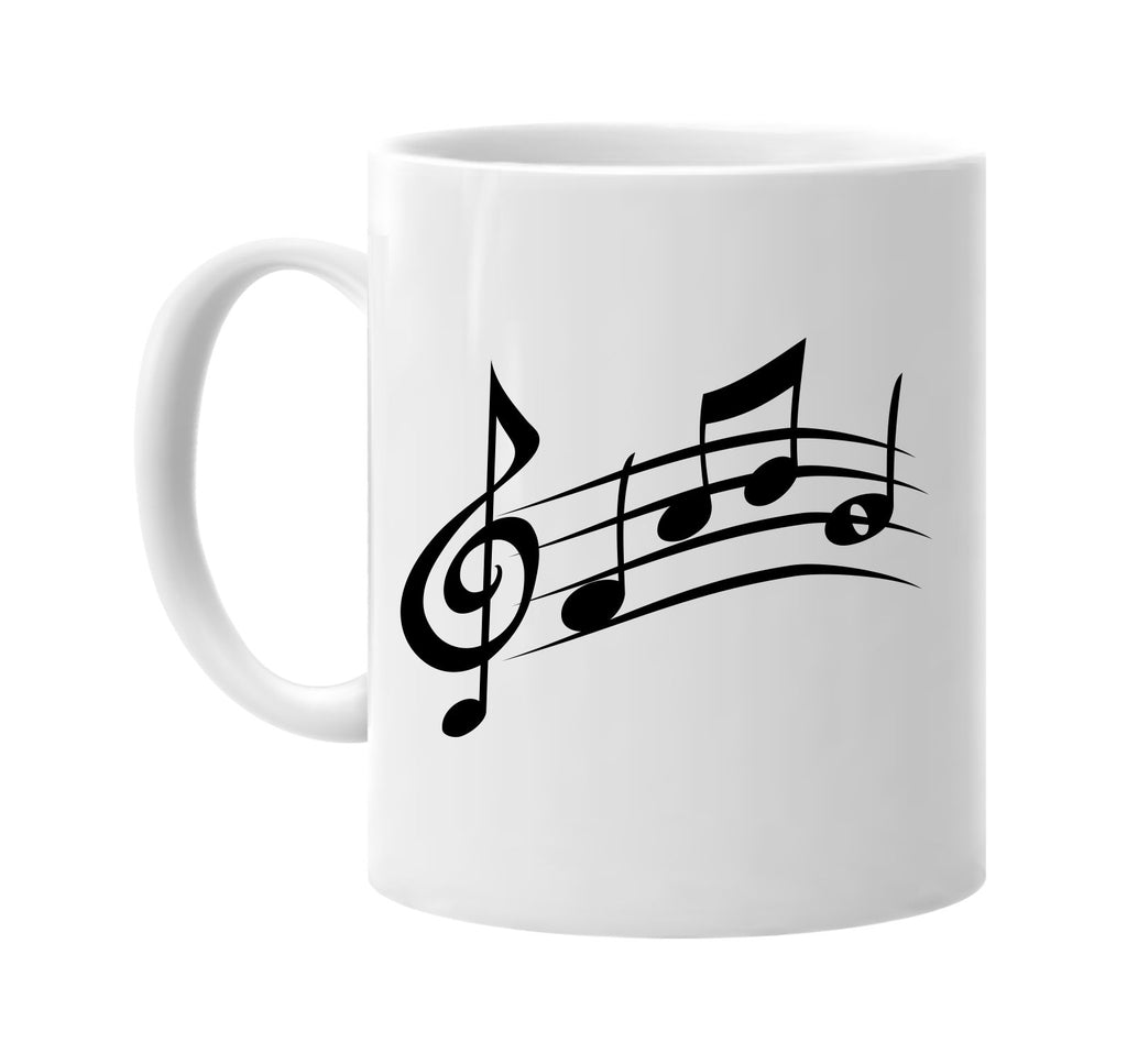 music sheet music notes signature outlet novelty coffee cup mug graphic gift ideas gifts for the family mom dad