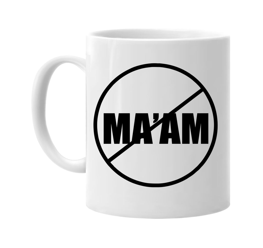 no mama anti-kids signature outlet novelty coffee cup mug graphic gift ideas gifts for the family mom dad