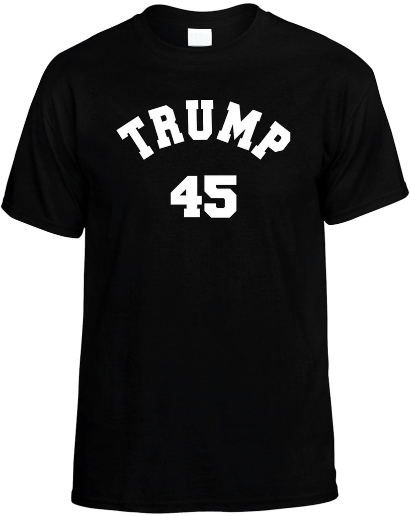 trump 45 donald trump for president mens funny t-shirt black