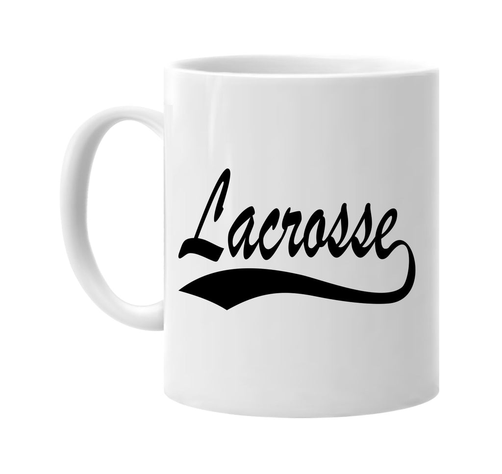 lacrosse baseball font sports signature outlet novelty coffee cup mug graphic gift ideas gifts for the family mom dad