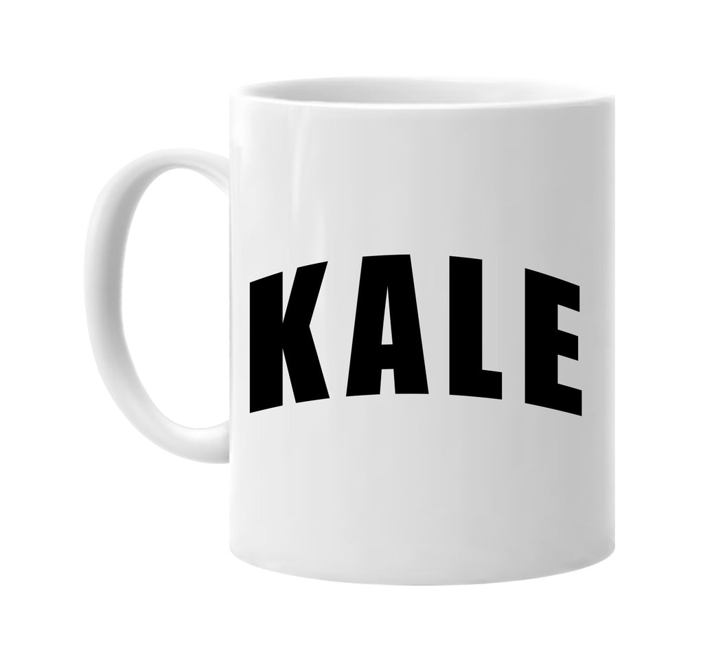 kale curved vegan vegetarian signature outlet novelty coffee cup mug graphic gift ideas gifts for the family mom dad