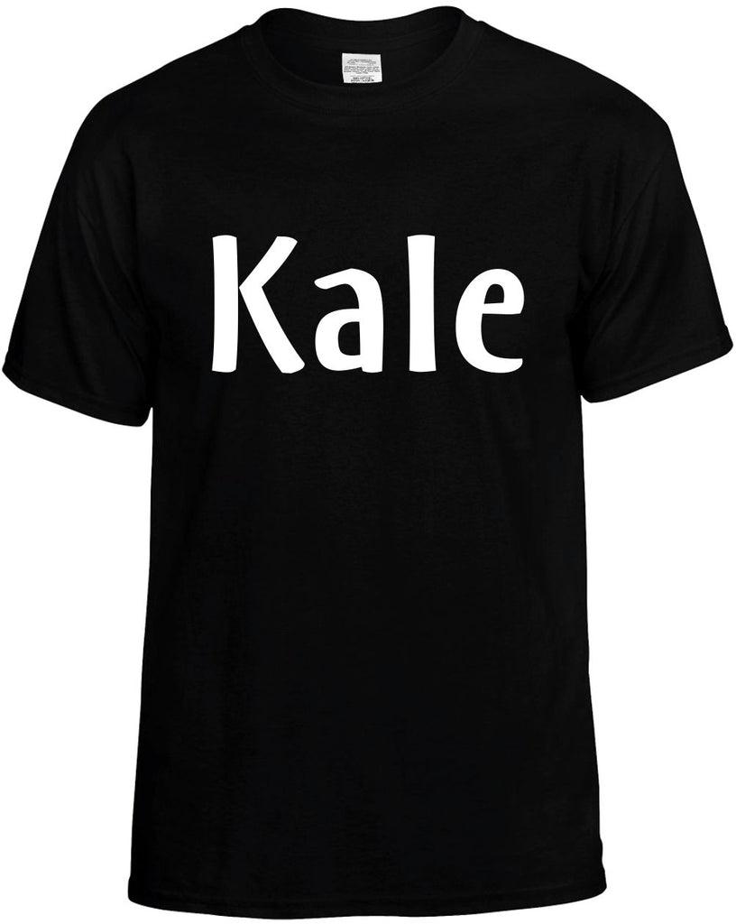 kale food health vegan vegetarian mens funny t-shirt black