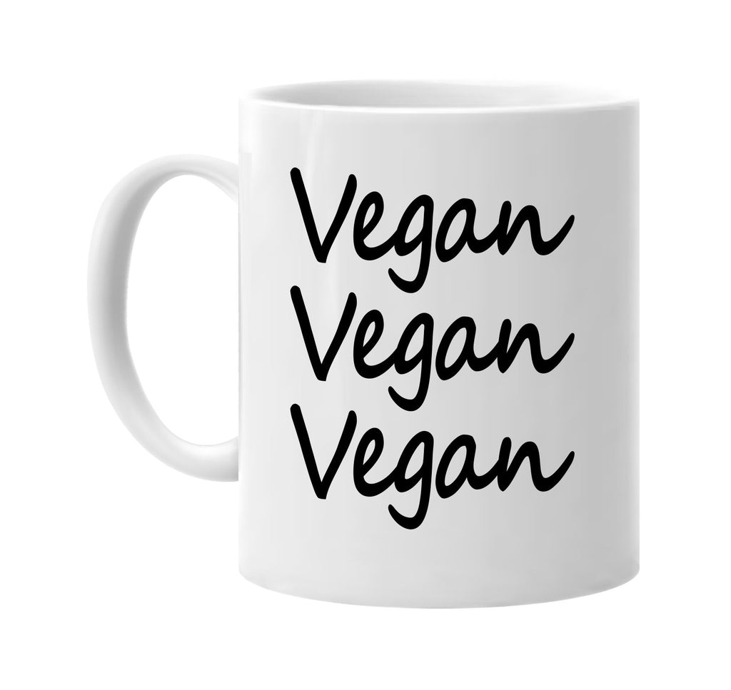 vegan vegan vegan herbivore food signature outlet novelty coffee cup mug graphic gift ideas gifts for the family mom dad