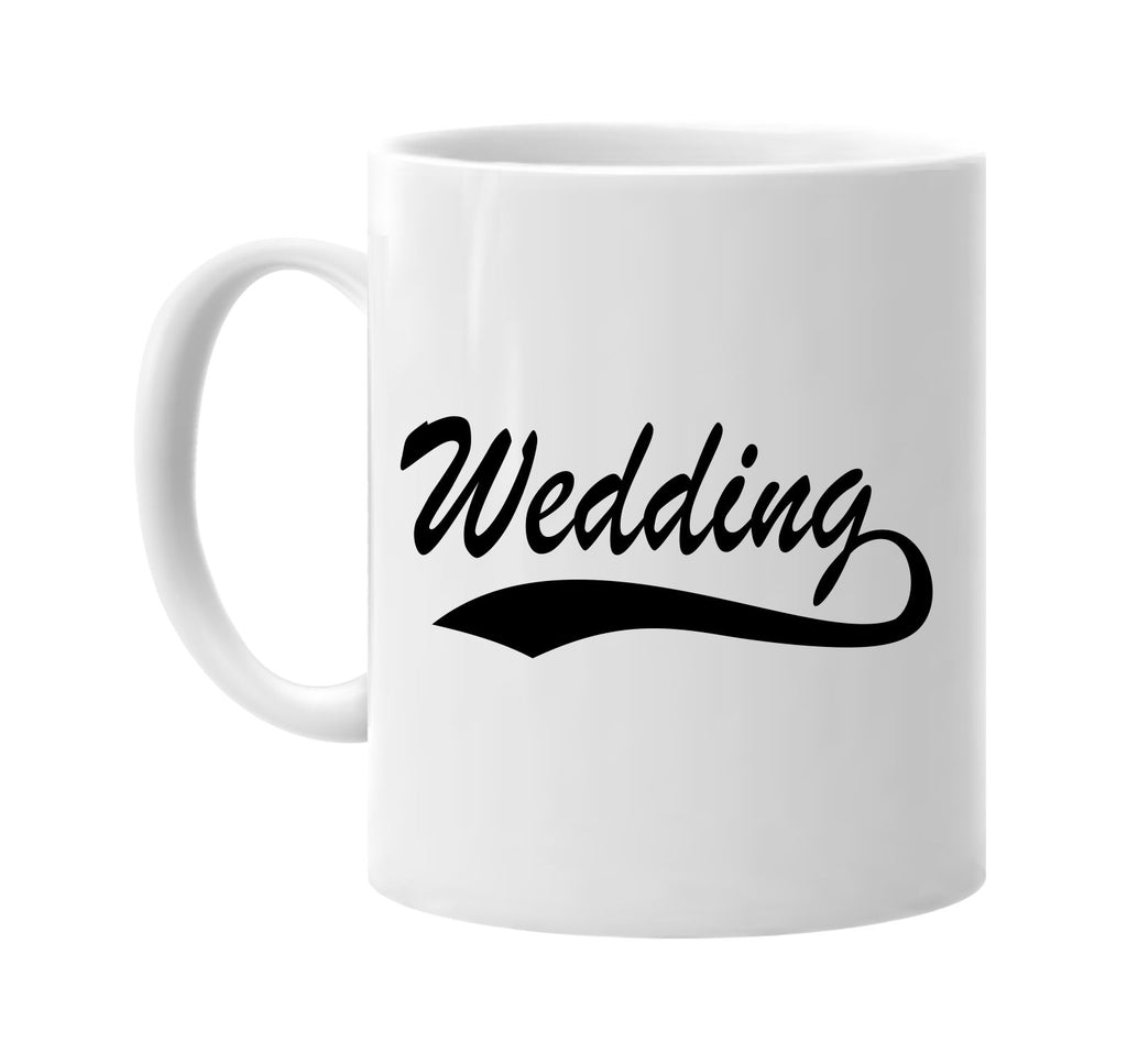 wedding baseball font bride signature outlet novelty coffee cup mug graphic gift ideas gifts for the family mom dad