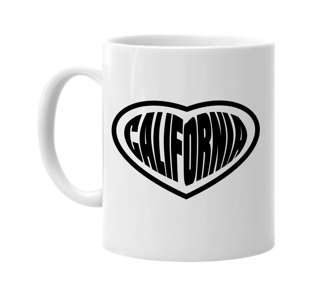 california heart ca los angeles signature outlet novelty coffee cup mug graphic gift ideas gifts for the family mom dad