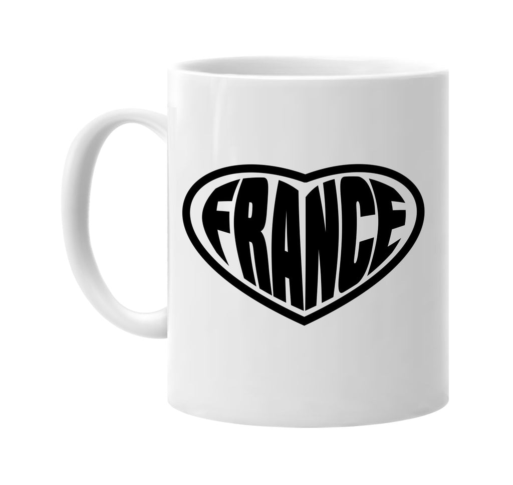 france heart paris cute fashion signature outlet novelty coffee cup mug graphic gift ideas gifts for the family mom dad