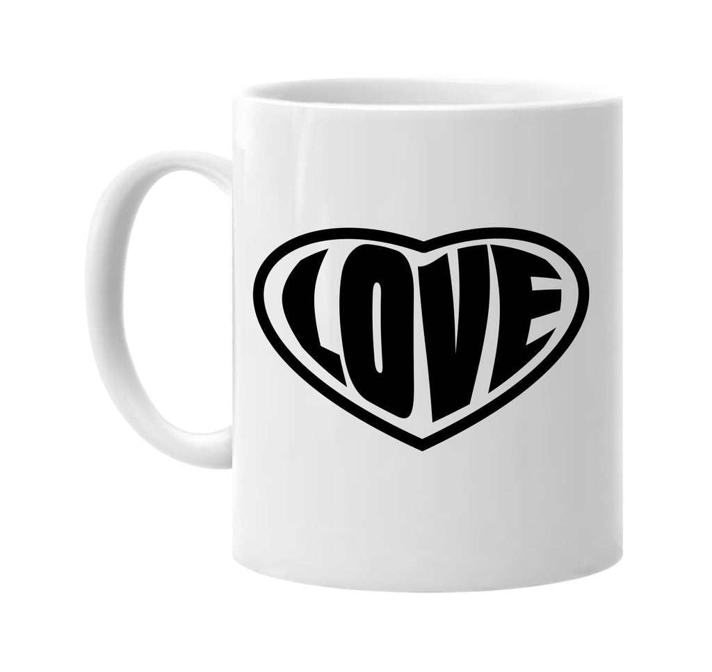 love heart cute fashion design signature outlet novelty coffee cup mug graphic gift ideas gifts for the family mom dad