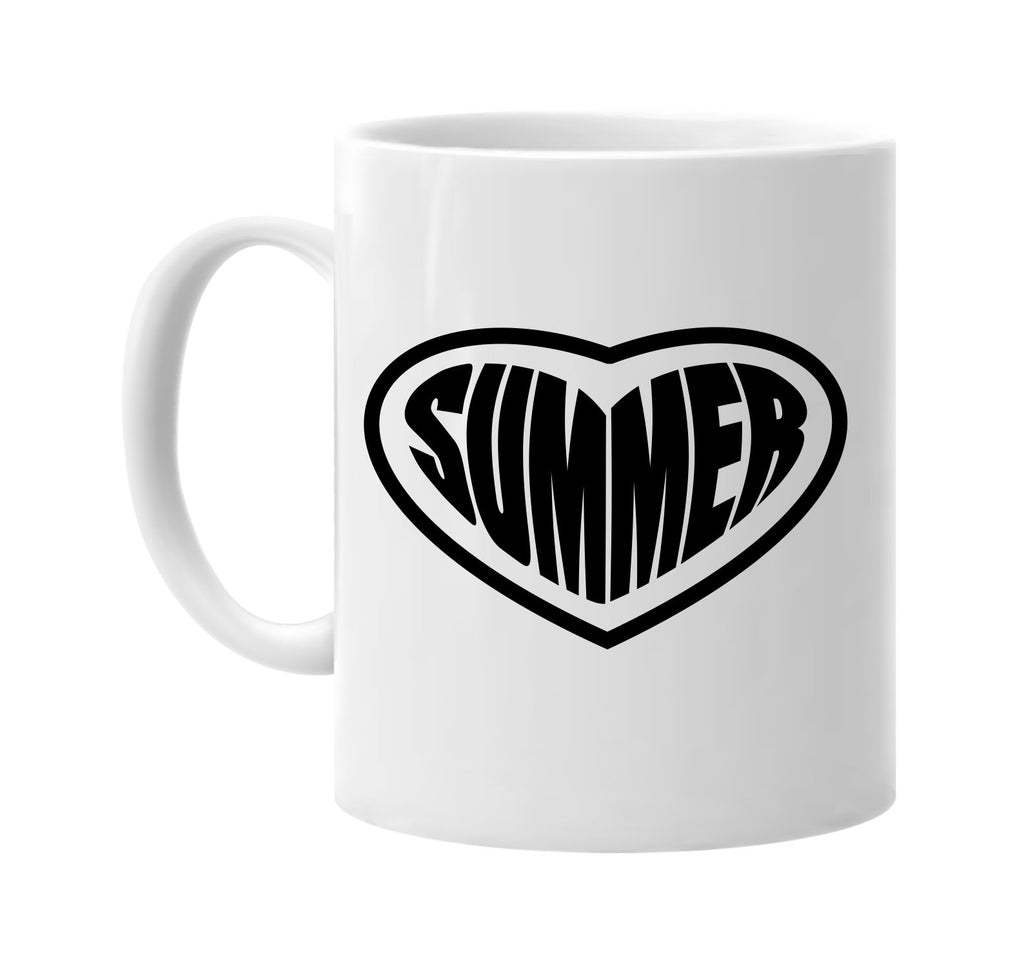 summer heart vacation holiday signature outlet novelty coffee cup mug graphic gift ideas gifts for the family mom dad